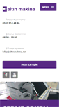 Mobile Screenshot of altinmakina.net